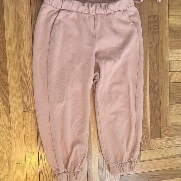 A New Day Pink Matching Sweatshirt Sweatpants Set - Picture 3 of 5